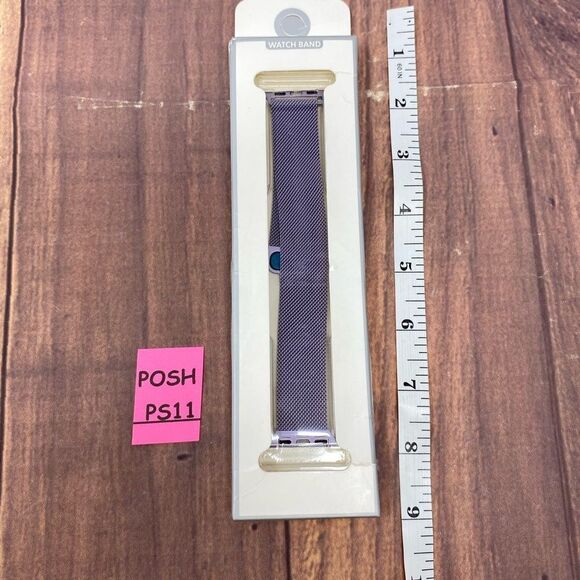 MACY’S PURPLE APPLE WATCH BAND COMPATIBLE WITH 38mm PS11 - Picture 3 of 3